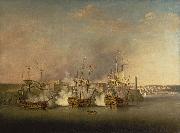 Richard Paton Bombardment of the Morro Castle, Havana, 1 July 1762 USA oil painting artist